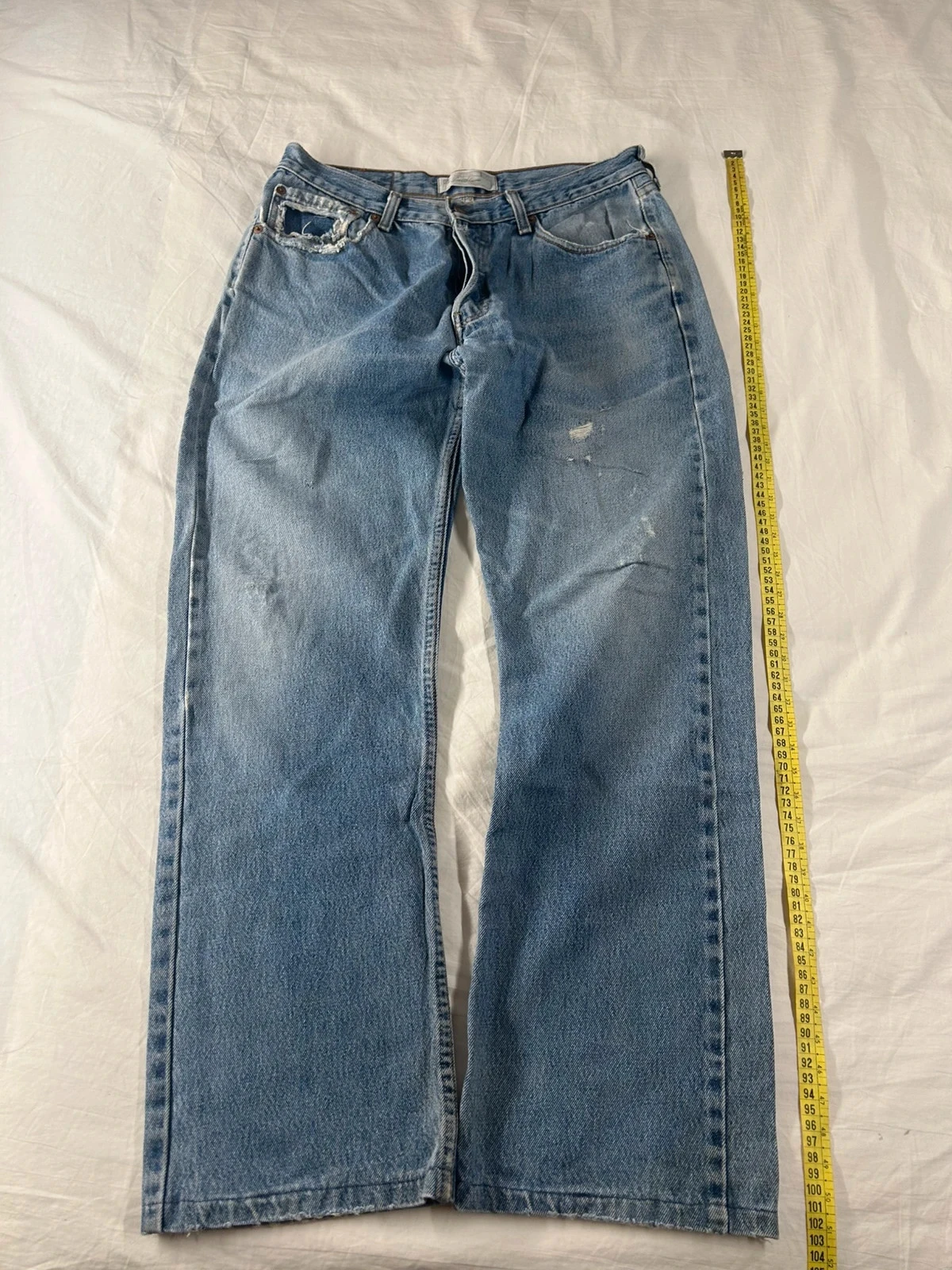 Jean droit bleu clair signature levi´s strauss w32 l34